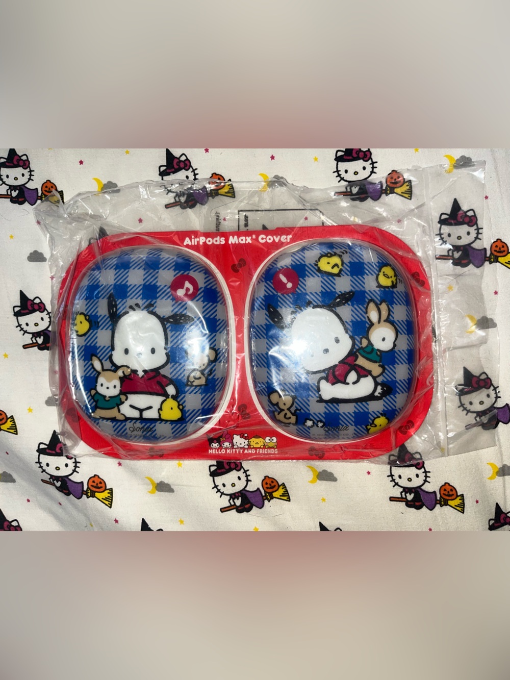Hello Kitty and Friends Pochacco Blue & Red AirPods Max Protective Case NEW